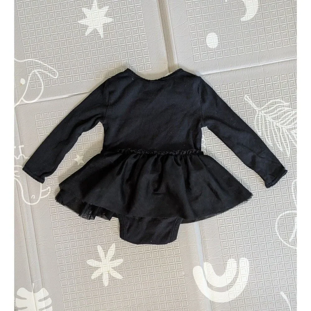 Old Navy Toddler Girl Dresses 18-24M Lot of 3 Pink Peach Black Tulle Party